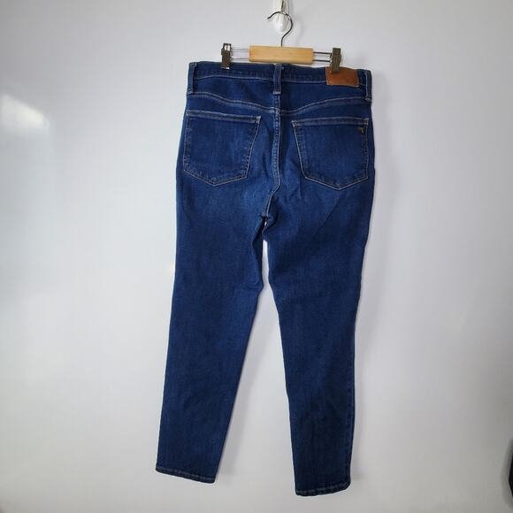 Madewell 10-inch High Waist Skinny Jeans: Button Front Edition In Cassia - Picture 5 of 13